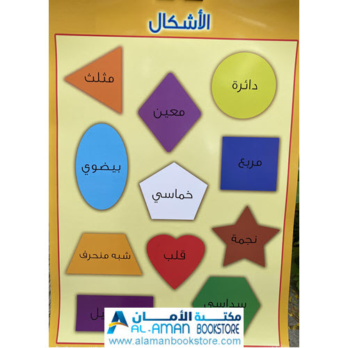 Al-Aman Bookstore - Arabic & Islamic Bookstore in USA - بوستر الأشكال - لوحة الأشكال